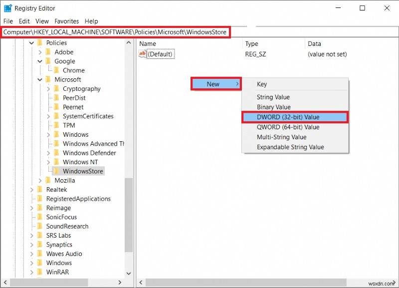 Fix WSAPPX High Disk Usage in Windows 10