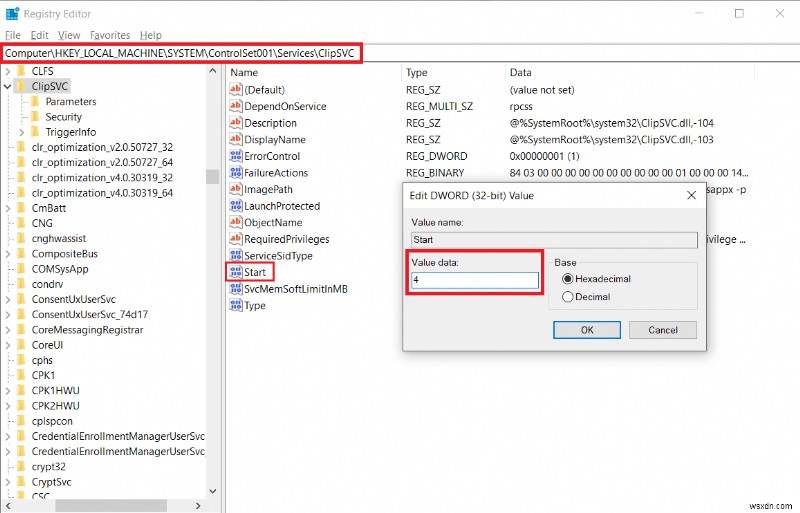 Fix WSAPPX High Disk Usage in Windows 10