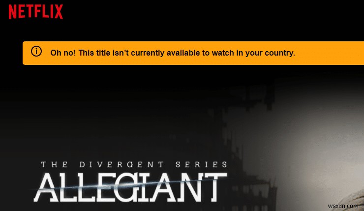 Is Divergent on Netflix?