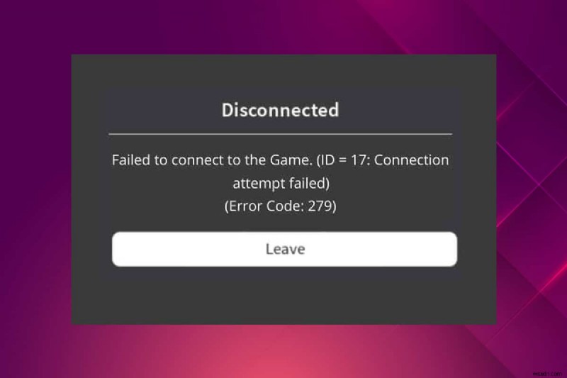 How to Fix Roblox Error 279
