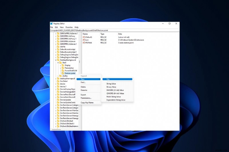 How to Add Create Restore Point Context Menu in Windows 11