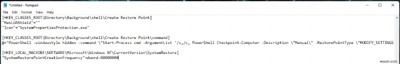 How to Add Create Restore Point Context Menu in Windows 11