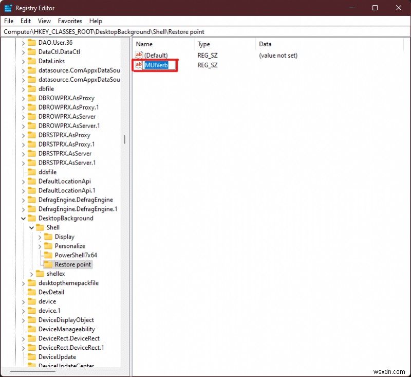 How to Add Create Restore Point Context Menu in Windows 11