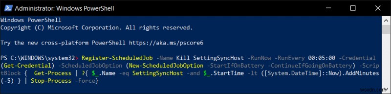 Fix Host Process for Setting Synchronization