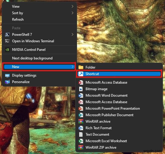 How to Create Desktop Shortcuts on Windows 11