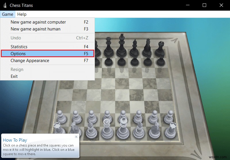 How to Play Chess Titans on Windows 10