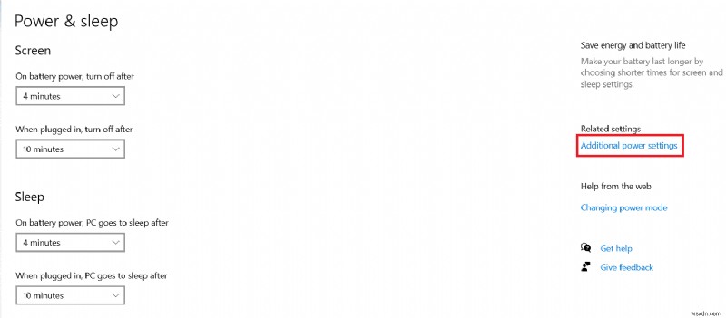 How to Find Sleep Button on Windows 10