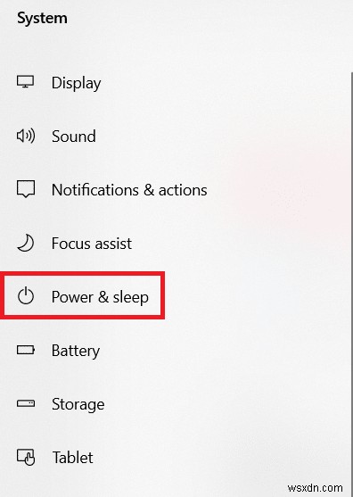 How to Find Sleep Button on Windows 10