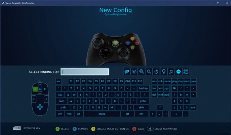 How to Map Controller to Keyboard