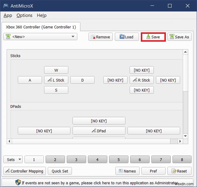 How to Map Controller to Keyboard