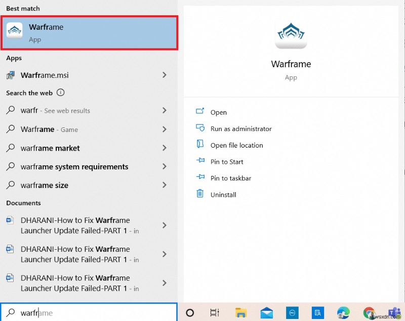 Fix Warframe Launcher Update Failed Error
