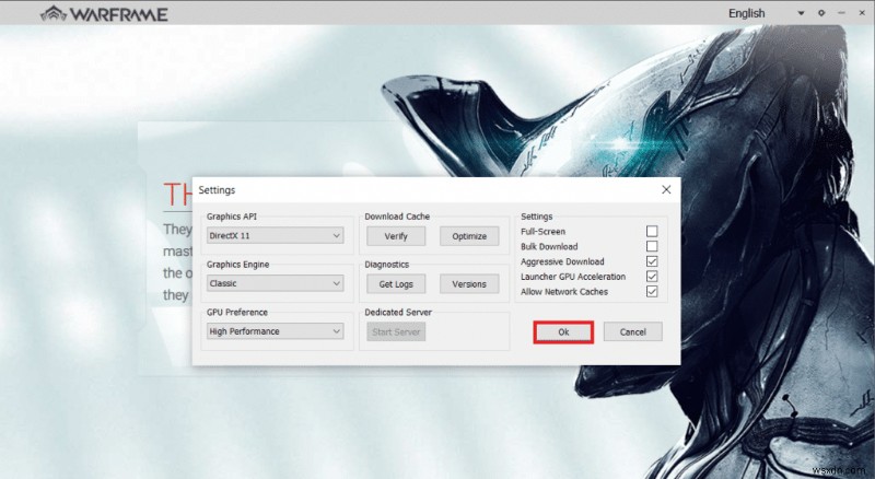 Fix Warframe Launcher Update Failed Error