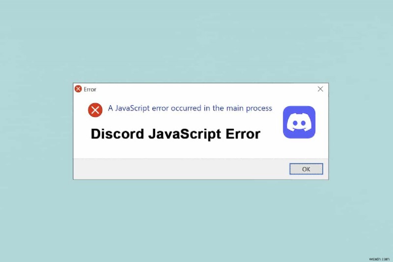 Fix Discord JavaScript Error on Startup