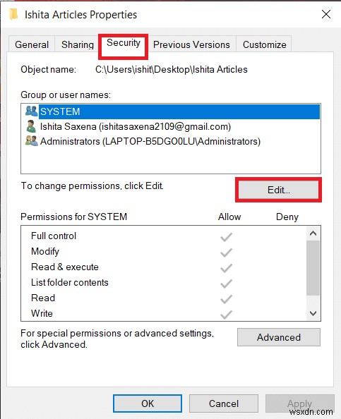How to Change File Permissions in Windows 10