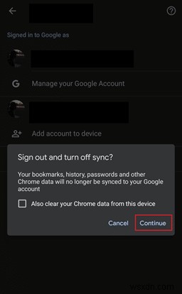 How to Delete Google Account from Chrome