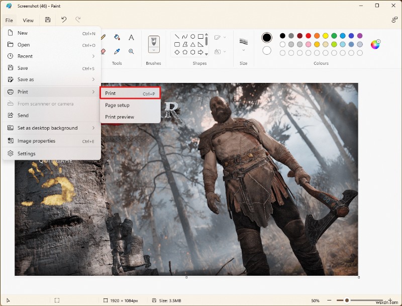 How to Print Large Images on Multiple Pages in Windows 11