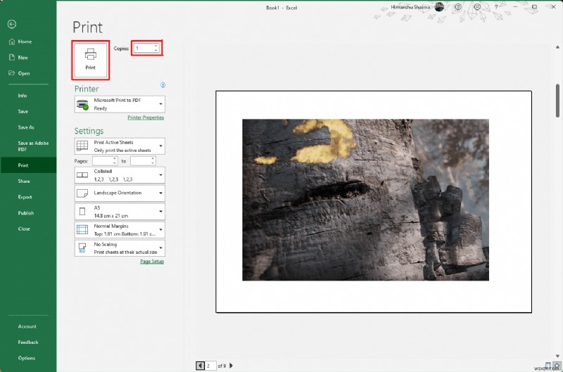 How to Print Large Images on Multiple Pages in Windows 11