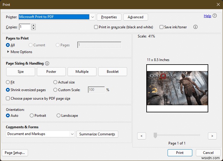 How to Print Large Images on Multiple Pages in Windows 11