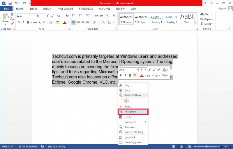 How to Create a Hanging Indent in Word and Google Docs