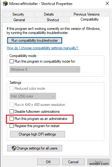 Fix Minecraft Login Error in Windows 10