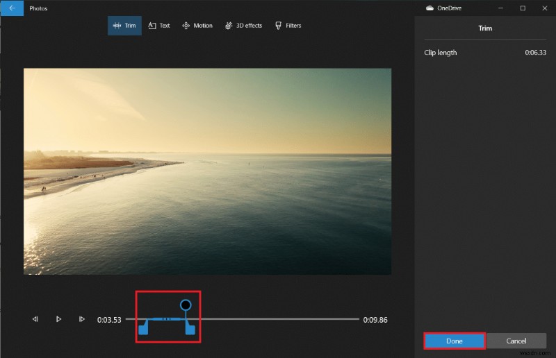 How to Trim Video in Windows 10