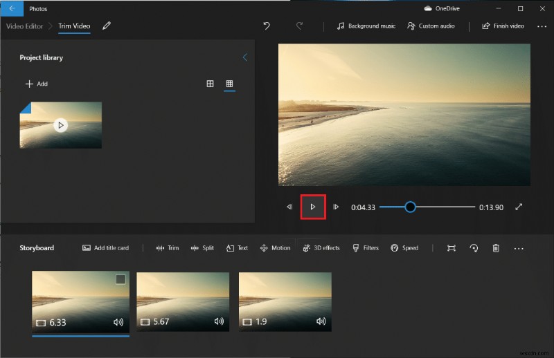 How to Trim Video in Windows 10