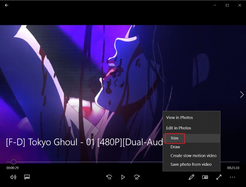How to Trim Video in Windows 10