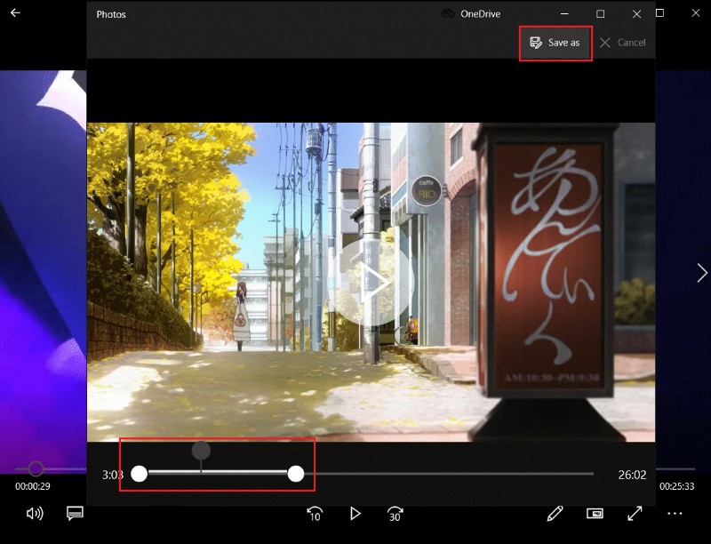 How to Trim Video in Windows 10
