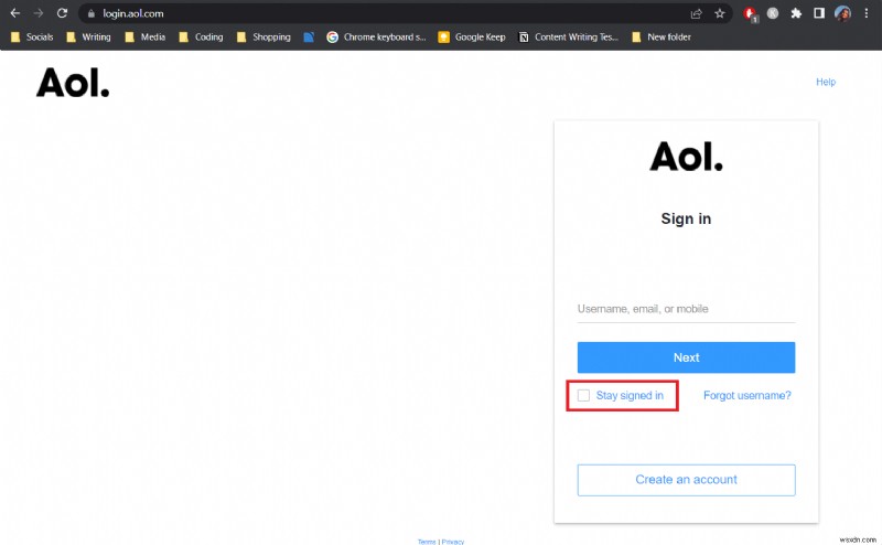 How to Login to AOL Mail in Windows 10