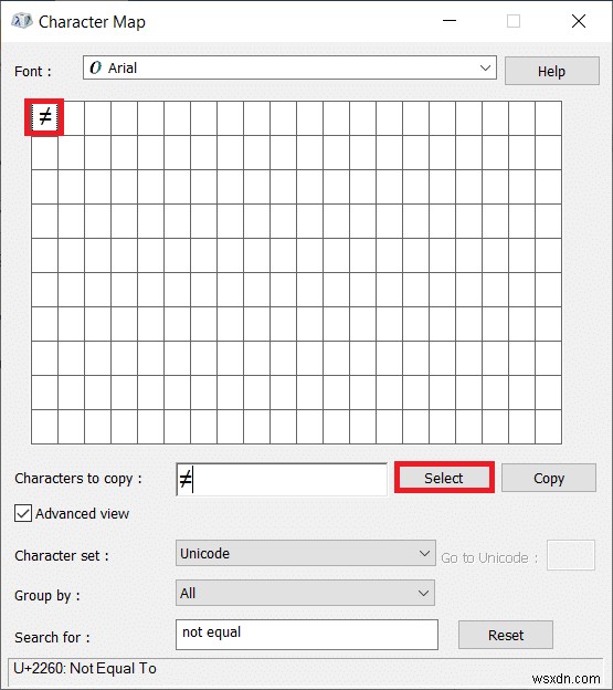 How to Type Does Not Equal Sign in Windows 10