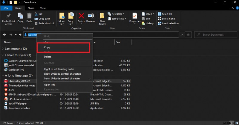 How to Copy the Full Path of a File or Folder on Windows 10