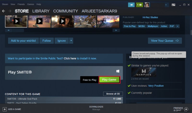 4 Ways to Fix SMITE Unable to Connect to Steam