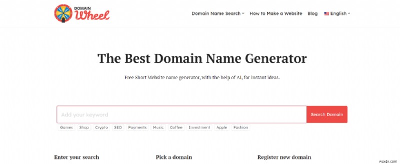 Top 20 Best Domain Name Generators