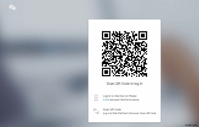 How to Perform WeChat Web Login Without Phone