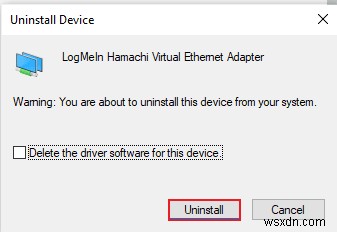 Fix Hamachi VPN Error in Windows 10