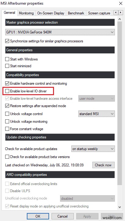 14 Ways to Fix MSI Afterburner Not Working on Windows 10