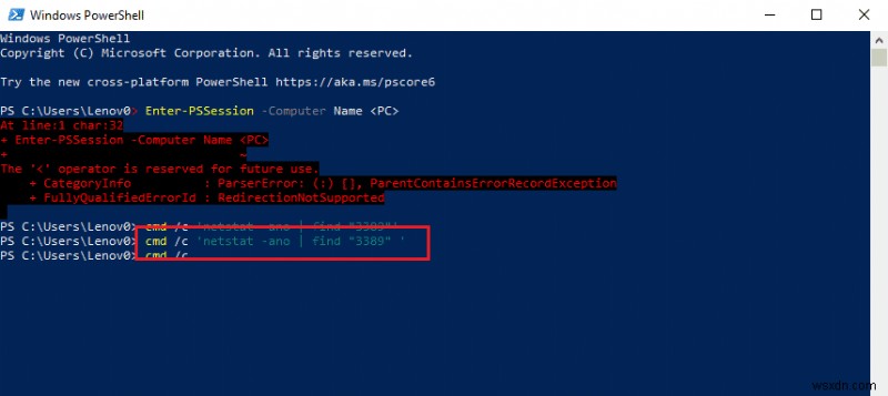 Fix Remote Desktop Cannot Connect to the Remote Computer