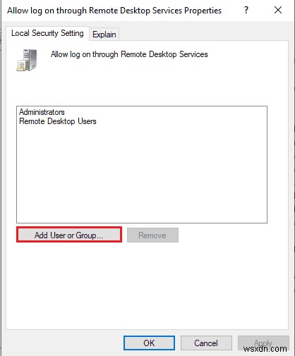 Fix Remote Desktop Cannot Connect to the Remote Computer