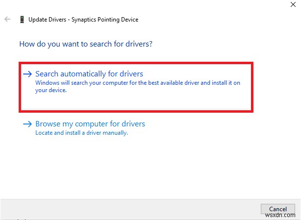 Fix Alps SetMouseMonitor Error in Windows 10