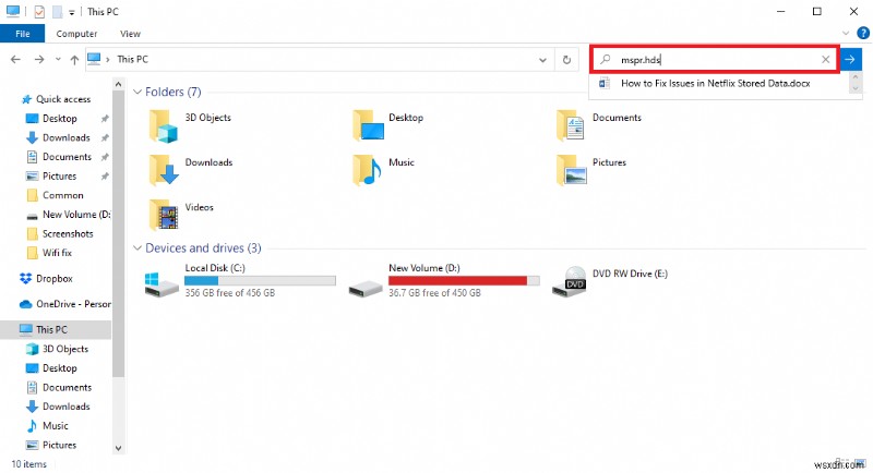 Fix Issues in Netflix Stored Data