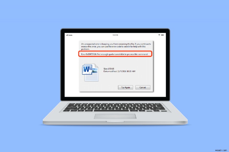 Fix Error 0x80070718 in Windows 10