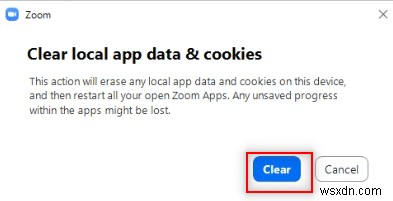 Fix Zoom Error Code 2008 in Windows 10