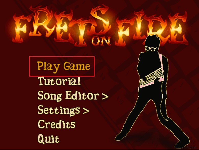 How to Play Frets on Fire in Windows 10