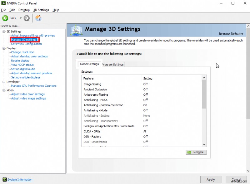 How to Configure Surround PhysX Configuration