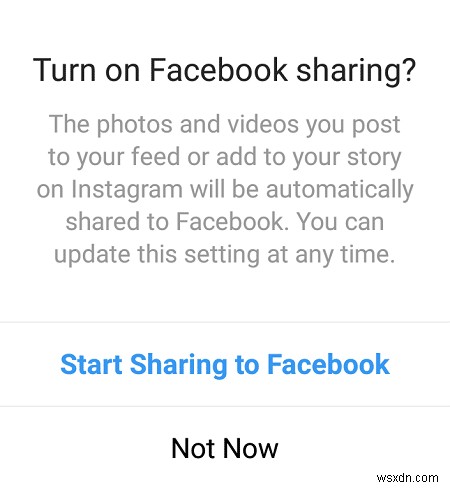 Fix Unable to Share Photos From Instagram to Facebook