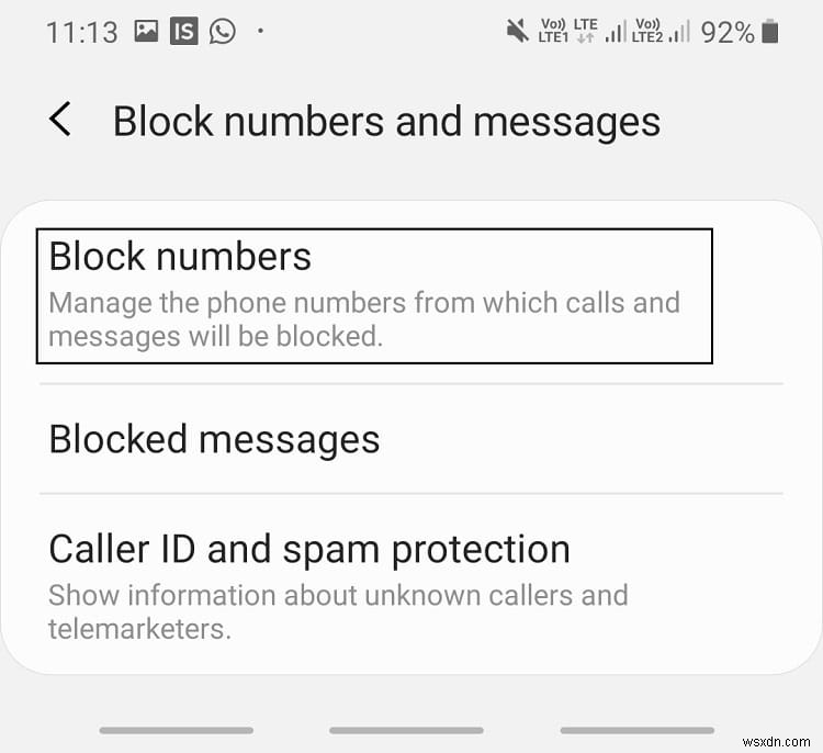 Block Text Messages From A certain Number On Android