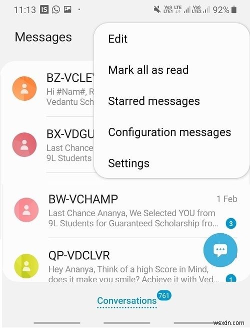 Block Text Messages From A certain Number On Android