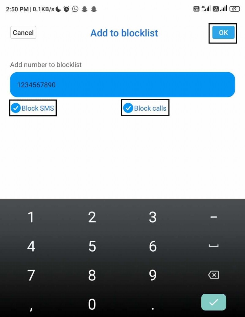 Block Text Messages From A certain Number On Android