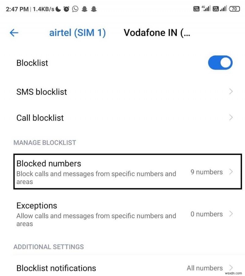 Block Text Messages From A certain Number On Android