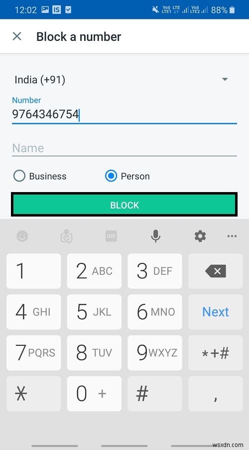 Block Text Messages From A certain Number On Android